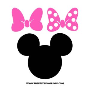 Minnie Mouse Free SVG File