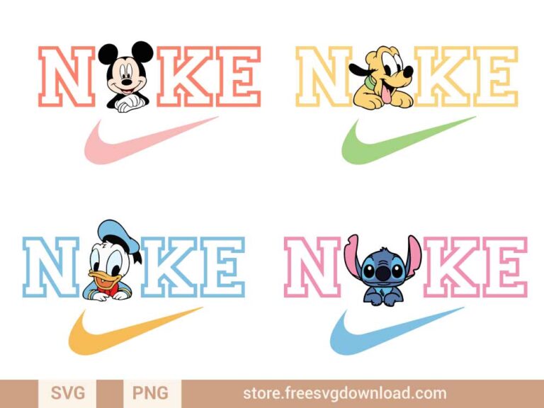 Nike Disney SVG Bundle