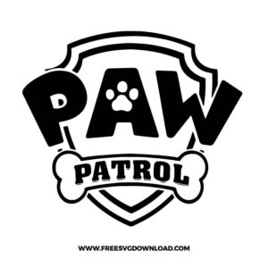 Paw Patrol logo free SVG & PNG, paw petrol svg, chesa svg, paw petrol birthday svg, skye svg, marshall svg, cartoon svg, layered SVG Free Download, SVG for Cricut Design Silhouette, svg files for cricut, svg files for cricut, separated svg, trending svg