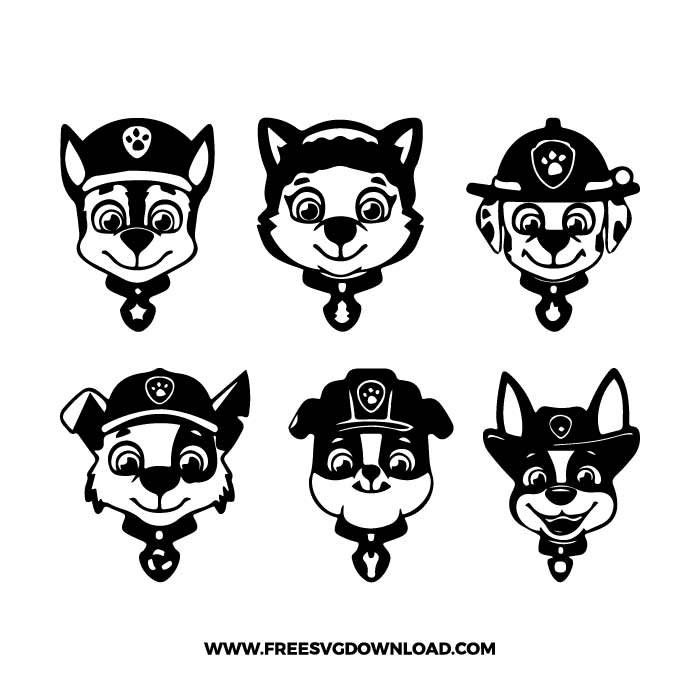 Paw Patrol Free Svg Png Cut Files Free Svg Download for Silhouette.