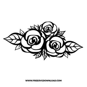 Rose SVG & PNG, SVG Free Download, SVG for Cricut Design Silhouette, svg files for cricut, flower svg, floral svg, plant svg, gardening svg, desert svg, boho svg, spring svg