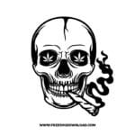 Skull weed free SVG , SVG Free Download, SVG for Cricut Design Silhouette, smoke svg, joint svg, marijuana svg, 420 svg, weed leaf svg, cannabis svg, stoner svg, free svg files, free svg files for cricut, free svg images, free svg for cricut, free svg images for cricut, svg cut file