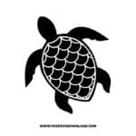 Turtle SVG & PNG, SVG Free Download, SVG for Cricut Design Silhouette, summer svg, beach svg, tropical svg, sea svg, turtle clipart, bird svg, animal svg