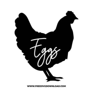 Eggs Chicken Free SVG File