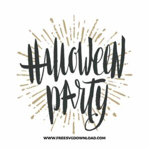 Halloween party SVG & PNG, SVG Free Download,  SVG for Cricut Design Silhouette, svg files for cricut, halloween free svg
