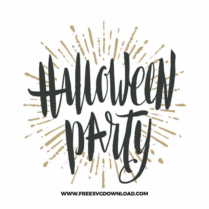 Halloween party SVG & PNG, SVG Free Download,  SVG for Cricut Design Silhouette, svg files for cricut, halloween free svg