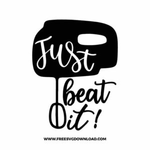 Just Beat It Free SVG File