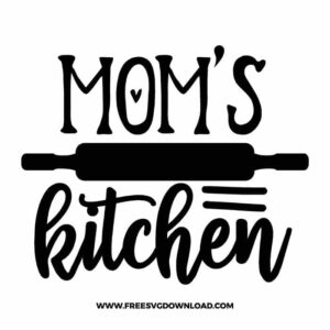 Mom's Kitchen Cricut Free SVG File
