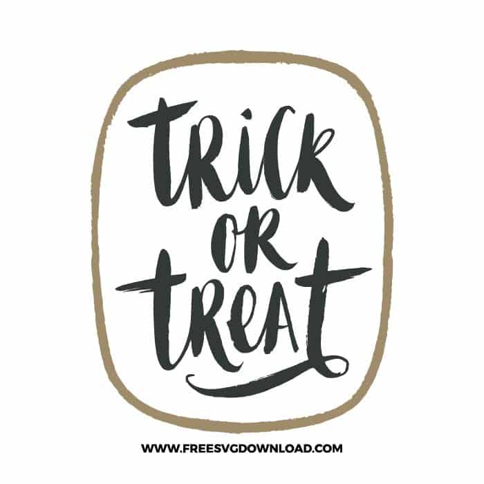 Trick or treat 2 SVG & PNG, SVG Free Download,  SVG for Cricut Design Silhouette, svg files for cricut, halloween free svg