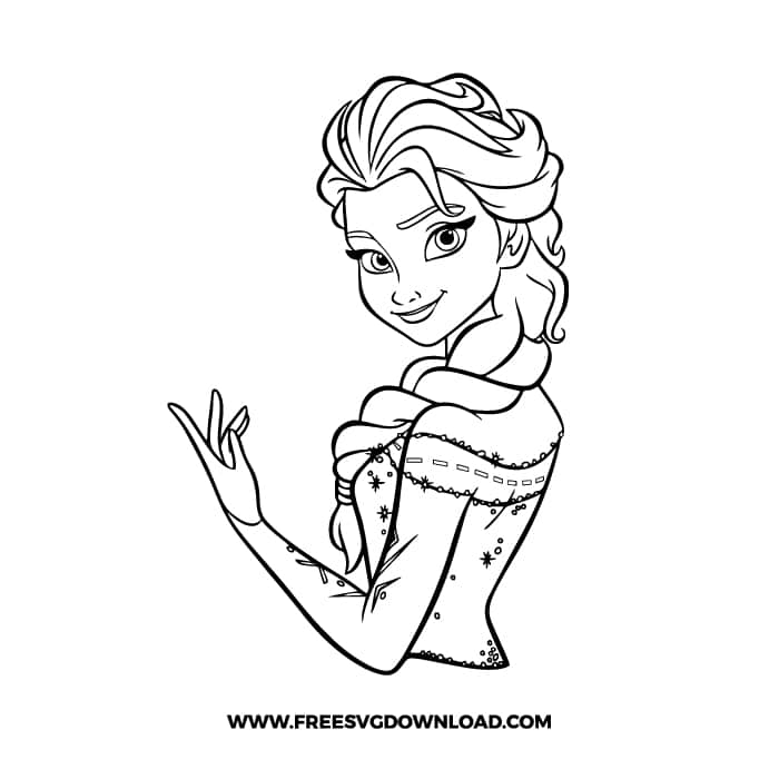 Frozen Elsa free SVG PNG cut files Free SVG Download. 