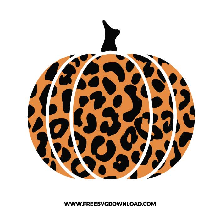 Leopard pumpkin free SVG & PNG, SVG Free Download, SVG for Cricut Design Silhouette, svg files for cricut, halloween free svg, spooky free svg, boo svg fall svg, pumpkin svg, happy halloween svg, halloween png, ghost svg, autumn svg