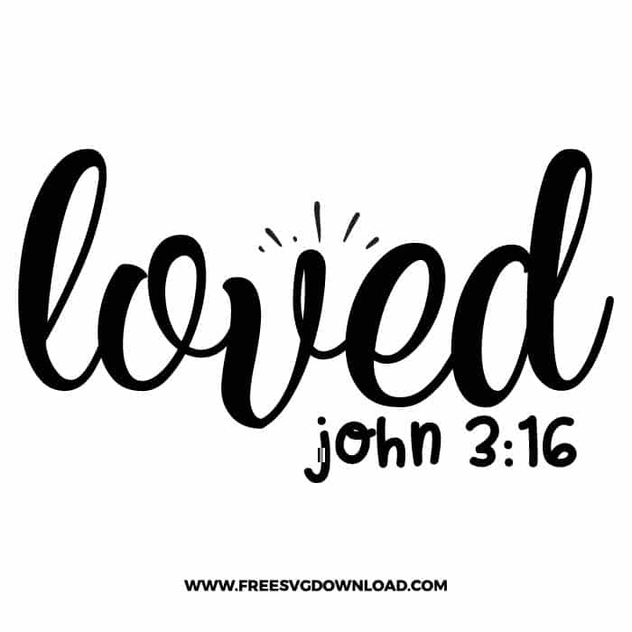 Loved free SVG & PNG Christian cut files 2 | Religious