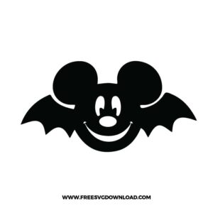 Mickey Mouse bat free SVG cut file