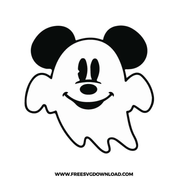 Mickey Minnie Ghost Free SVG Files | Free SVG Download