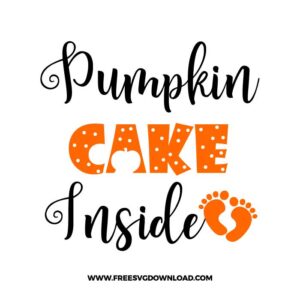 Pumpkin cake inside