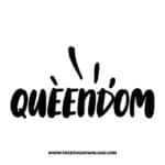 Queendom free SVG & PNG, SVG Free Download, SVG for Cricut Design Silhouette, quote svg, inspirational svg, motivational svg,