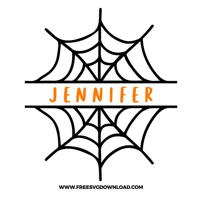 Spider web split monogram SVG & PNG, SVG Free Download, SVG for Cricut Design Silhouette, svg files for cricut, halloween free svg, spooky free svg, boo svg fall svg, pumpkin svg, happy halloween svg, halloween png, ghost svg, autumn svg, trick or treat svg, horror svg, witch svg, skull svg, halloween tshirt svg,
