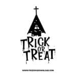 Trick or treat church SVG & PNG, SVG Free Download,  SVG for Cricut Design Silhouette, svg files for cricut, halloween free svg