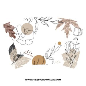 Autumn Starbucks Wrap Free SVG File
