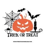 Trick or Treat 4 free SVG & PNG, SVG Free Download,  SVG for Cricut Design Silhouette, svg files for cricut, halloween free svg, spooky svg