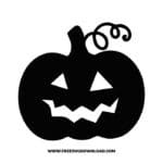 Black Pumpkin free SVG & PNG, SVG Free Download,  SVG for Cricut Design Silhouette, svg files for cricut, halloween free svg, spooky svg