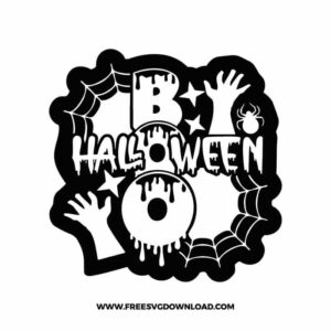 Boo Halloween free SVG & PNG, SVG Free Download,  SVG for Cricut Design Silhouette, svg files for cricut, halloween free svg, spooky svg