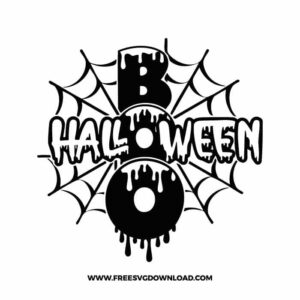 Halloween Boo free SVG & PNG, SVG Free Download,  SVG for Cricut Design Silhouette, svg files for cricut, halloween free svg, spooky svg