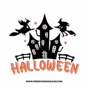 Halloween Castle free SVG & PNG, SVG Free Download,  SVG for Cricut Design Silhouette, svg files for cricut, halloween free svg, spooky svg