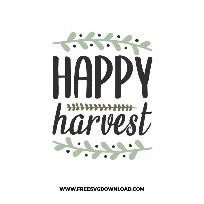 Happy harvest SVG & PNG, SVG Free Download,  SVG for Cricut Design Silhouette, svg files for cricut, quotes svg, popular svg, funny svg, thankful svg, fall svg, autumn svg, blessed svg, pumpkin svg, grateful svg, happy fall svg, thanksgiving svg, fall leaves svg, fall welcome svg