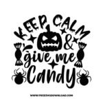 Keep calm give me candy free SVG & PNG, SVG Free Download,  SVG for Cricut Design Silhouette, svg files for cricut, halloween free svg, spooky svg
