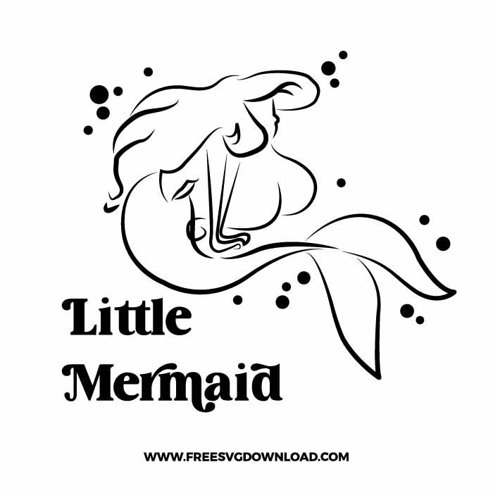 16 Files The Little Mermaid SVG  Instant Download