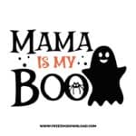 Mama is my boo free SVG & PNG, SVG Free Download,  SVG for Cricut Design Silhouette, svg files for cricut, halloween free svg, spooky svg