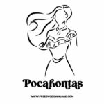 Pocahontas SVG & PNG, SVG Free Download, svg files for cricut, svg files for Silhouette, separated svg, trending svg, disney svg, svg for kids, cartoon svg, disney princess svg, princess svg
