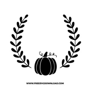 Pumpkin wreath SVG & PNG, SVG Free Download,  SVG for Cricut Design Silhouette, svg files for cricut, quotes svg, popular svg, funny svg, thankful svg, fall svg, autumn svg, blessed svg, pumpkin svg, grateful svg, happy fall svg, thanksgiving svg, fall leaves svg, fall welcome svg