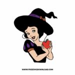 Snow White Halloween SVG & PNG, SVG Free Download, svg files for cricut, svg files for Silhouette, separated svg, trending svg, disney svg, svg for kids, cartoon svg, disney princess svg, princess svg, witch svg, halloween svg, happy halloween svg, spooky svg