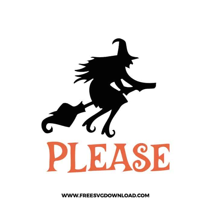 Witch Please Orange free SVG & PNG, SVG Free Download,  SVG for Cricut Design Silhouette, svg files for cricut, halloween free svg, spooky svg