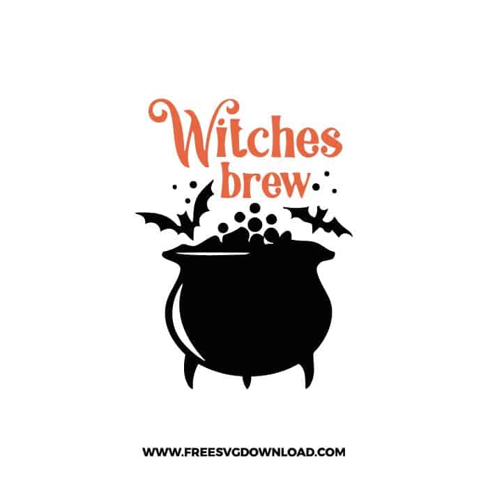 Witches brew 1 free SVG & PNG, SVG Free Download,  SVG for Cricut Design Silhouette, svg files for cricut, halloween free svg, spooky svg
