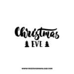 Christmas Eve 2 SVG & PNG, SVG Free Download, svg files for cricut, Merry Christmas SVG, Santa svg, Christmas ornaments svg