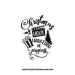 Baking Spirits Bright 2 SVG & PNG, SVG Free Download, svg files for cricut, Merry Christmas SVG, Santa svg, Christmas ornaments svg