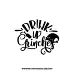 Drink Up Grinches 2 SVG & PNG, SVG Free Download, svg files for cricut, Merry Christmas SVG, Santa svg, Christmas ornaments svg