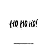 Ho Ho Ho 4 SVG & PNG, SVG Free Download, svg files for cricut, Merry Christmas SVG, Santa svg, Christmas ornaments svg