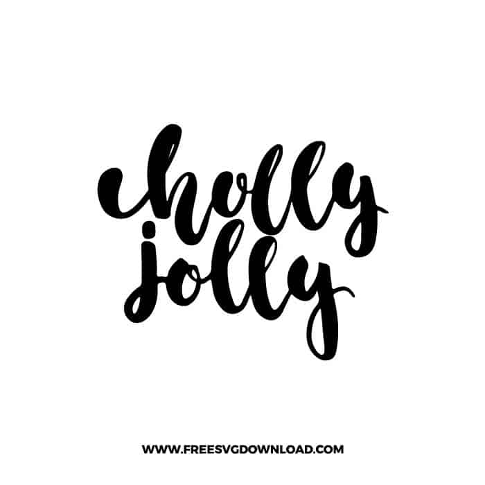Holly Jolly 6 SVG & PNG, SVG Free Download, svg files for cricut, Merry Christmas SVG, Santa svg, Christmas ornaments svg