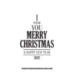 I Wish You a Merry Christmas SVG & PNG, SVG Free Download, svg files for cricut, Merry Christmas SVG, Santa svg, Christmas ornaments svg