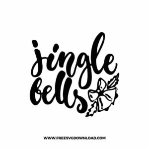 Jingle Bells 3 SVG & PNG, SVG Free Download, svg files for cricut, Merry Christmas SVG, Santa svg, Christmas ornaments svg