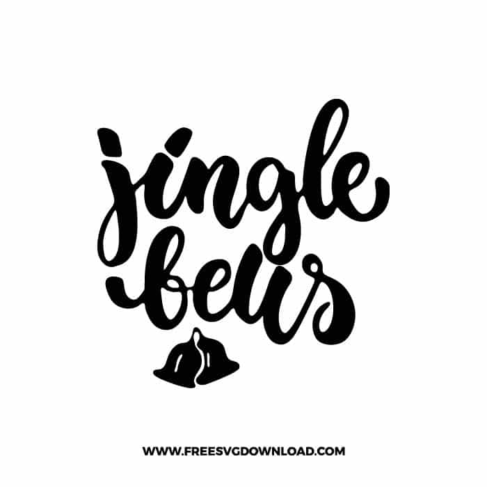 Jingle Bells 4 SVG & PNG, SVG Free Download, svg files for cricut, Merry Christmas SVG, Santa svg, Christmas ornaments svg