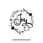Joy SVG & PNG, SVG Free Download, svg files for cricut, Merry Christmas SVG, Santa svg, Christmas ornaments svg