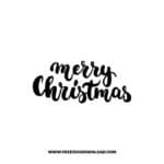 Merry Christmas 4 SVG & PNG, SVG Free Download, svg files for cricut, Merry Christmas SVG, Santa svg, Christmas ornaments svg
