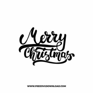 Merry Christmas 6 SVG & PNG, SVG Free Download, svg files for cricut, Merry Christmas SVG, Santa svg, Christmas ornaments svg