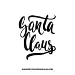 Santa Claus 5 SVG & PNG, SVG Free Download, svg files for cricut, Merry Christmas SVG, Santa svg, Christmas ornaments svg