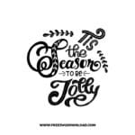 This The Season To Be Jolly SVG & PNG, SVG Free Download, svg files for cricut, Merry Christmas SVG, Santa svg, Christmas ornaments svg